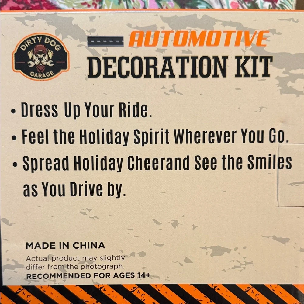 Automotive Decoration Kit - Red and Brown